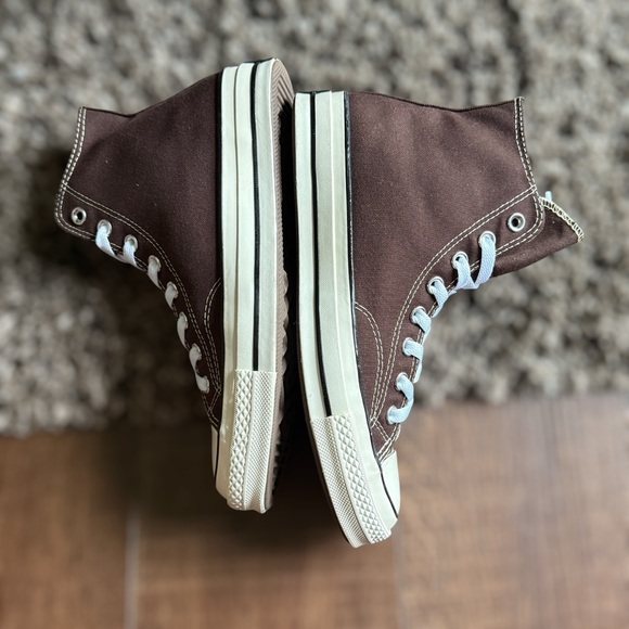CONVERSE All Star Brown High-Top Sneakers Size 8 Men 10 Women - Picture 3 of 9